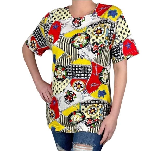 Multi Color yatch Women's Tunic Top - Picture 1 of 13